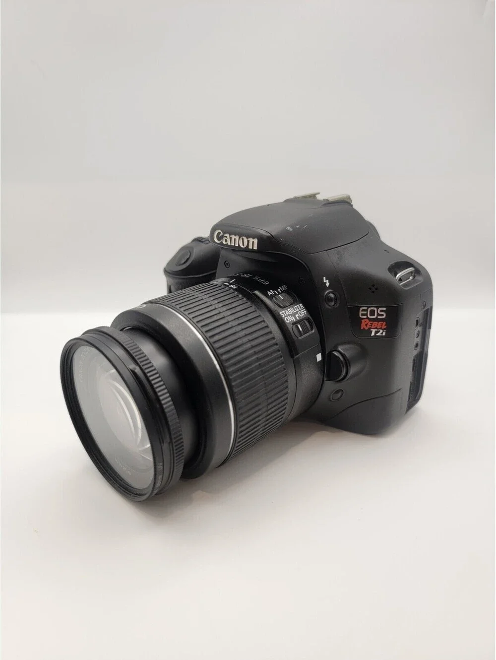 Canon EOS Digital Rebel T2i DSLR Camera W/18-55mm Lens Shutter Count 12,113
